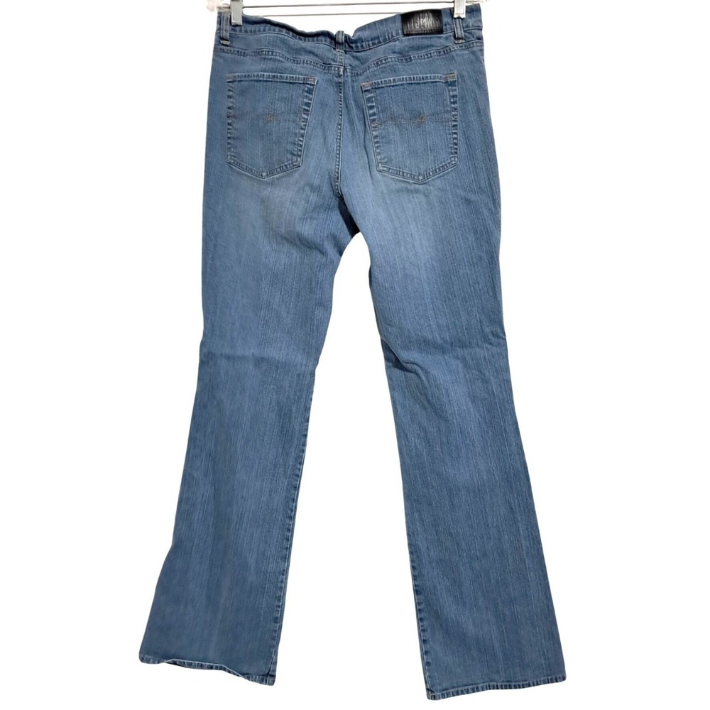NY Jeans New York & Company Jeans Women 12 Tall Blue Bootcut Medium Wash Stretch